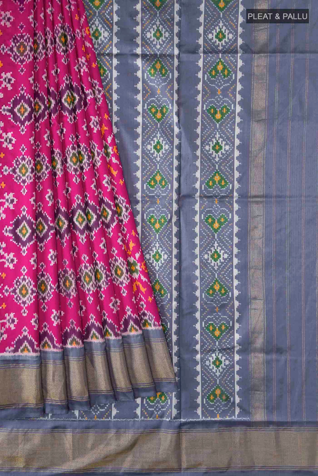 pleats pallu