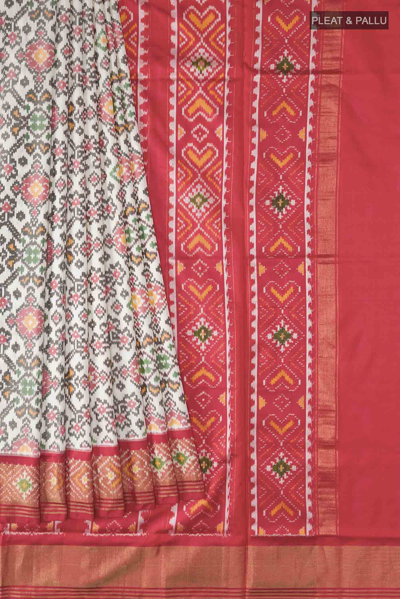 pleats pallu