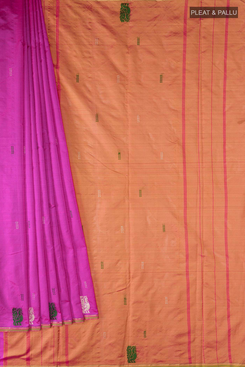 pleats pallu