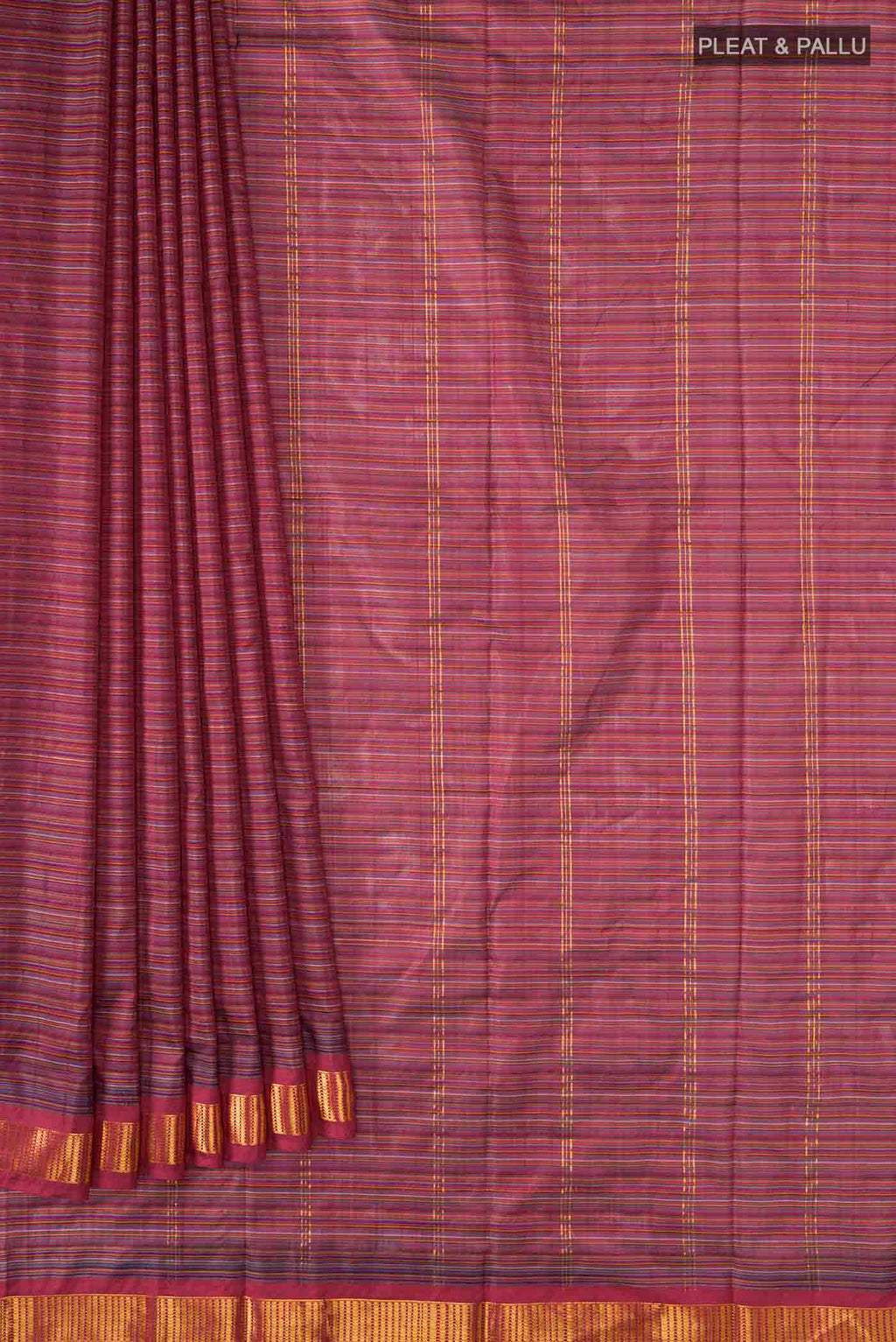 pleats pallu