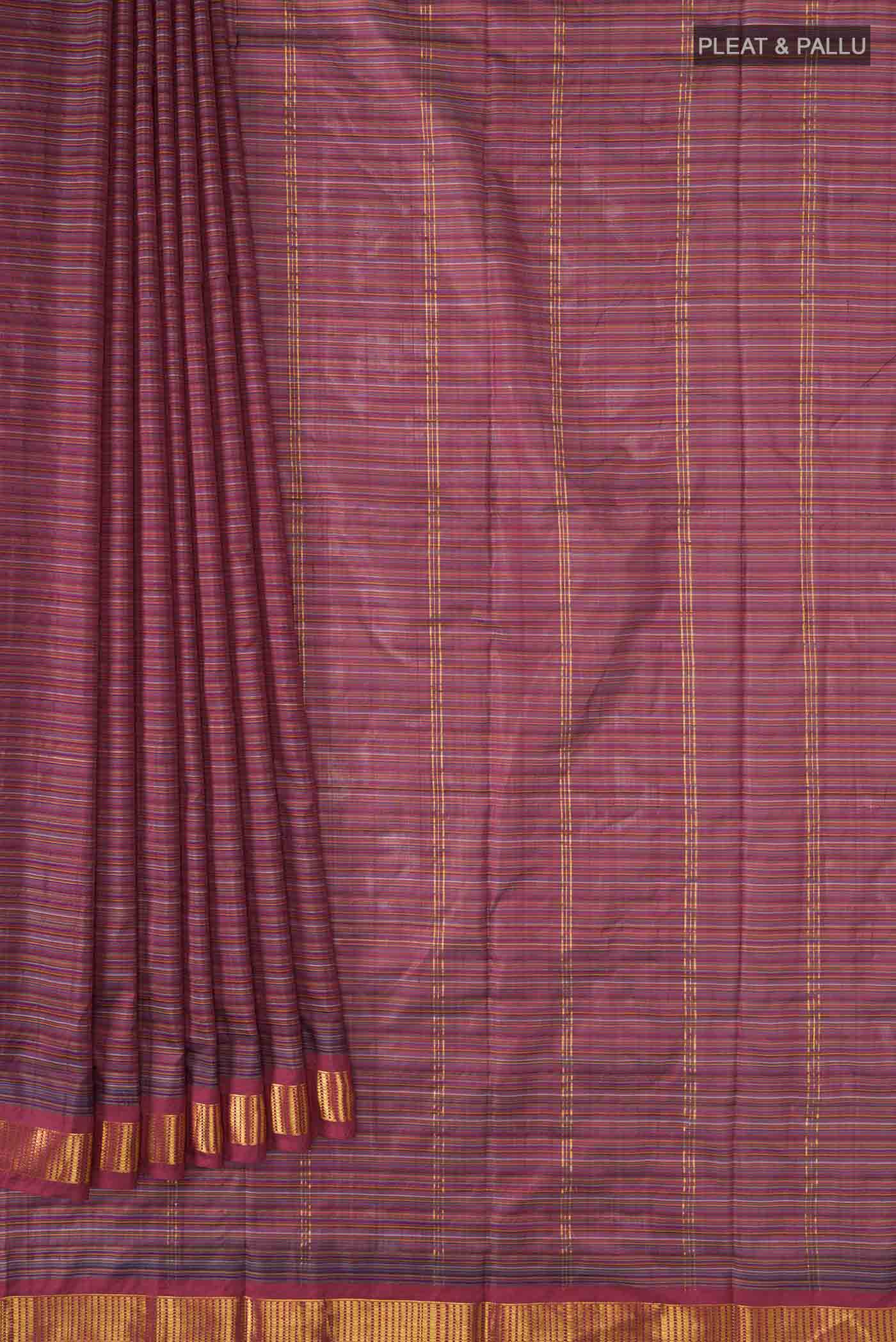 pleats pallu