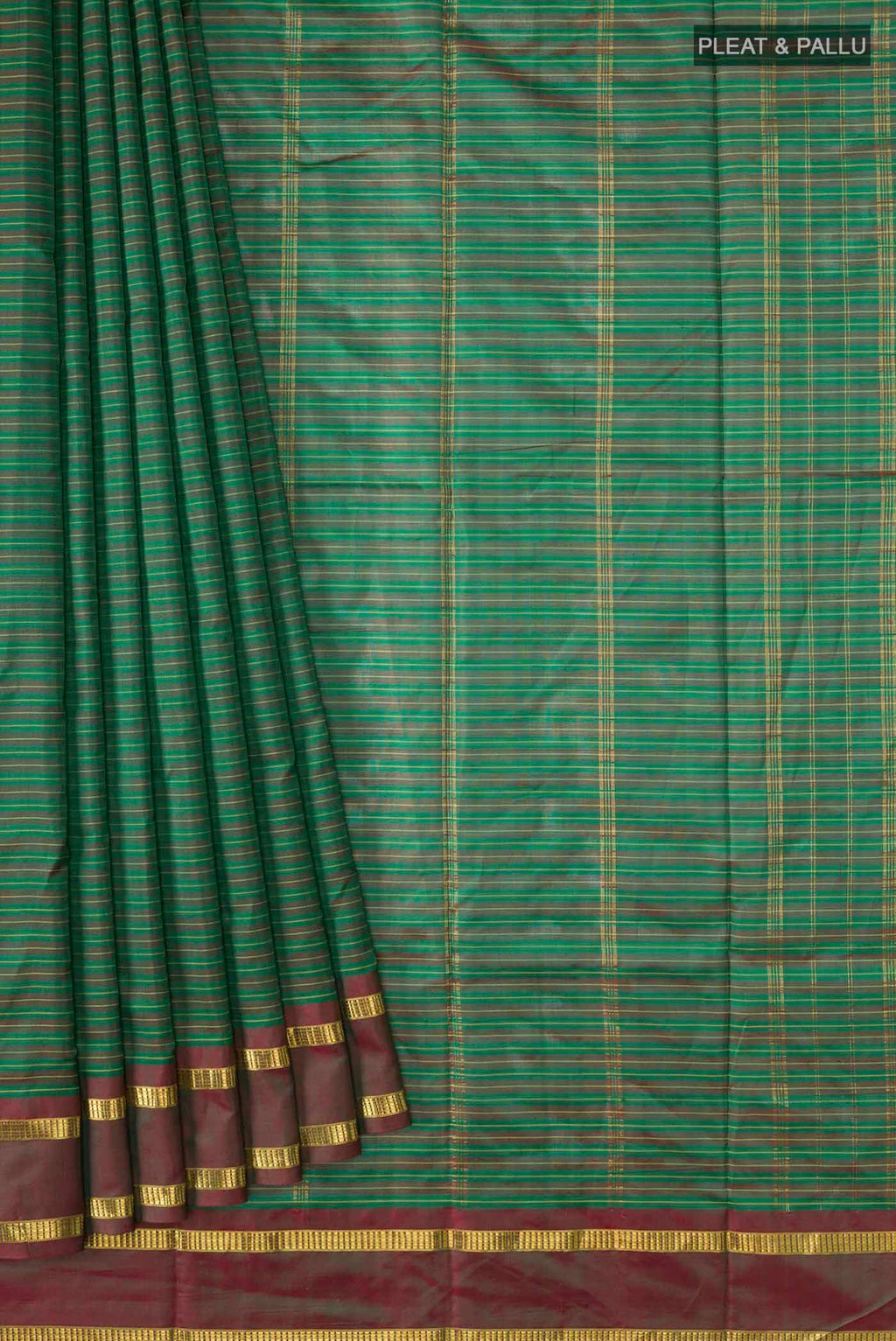 pleats pallu