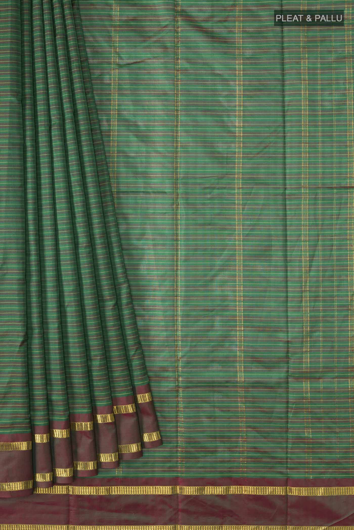 pleats pallu