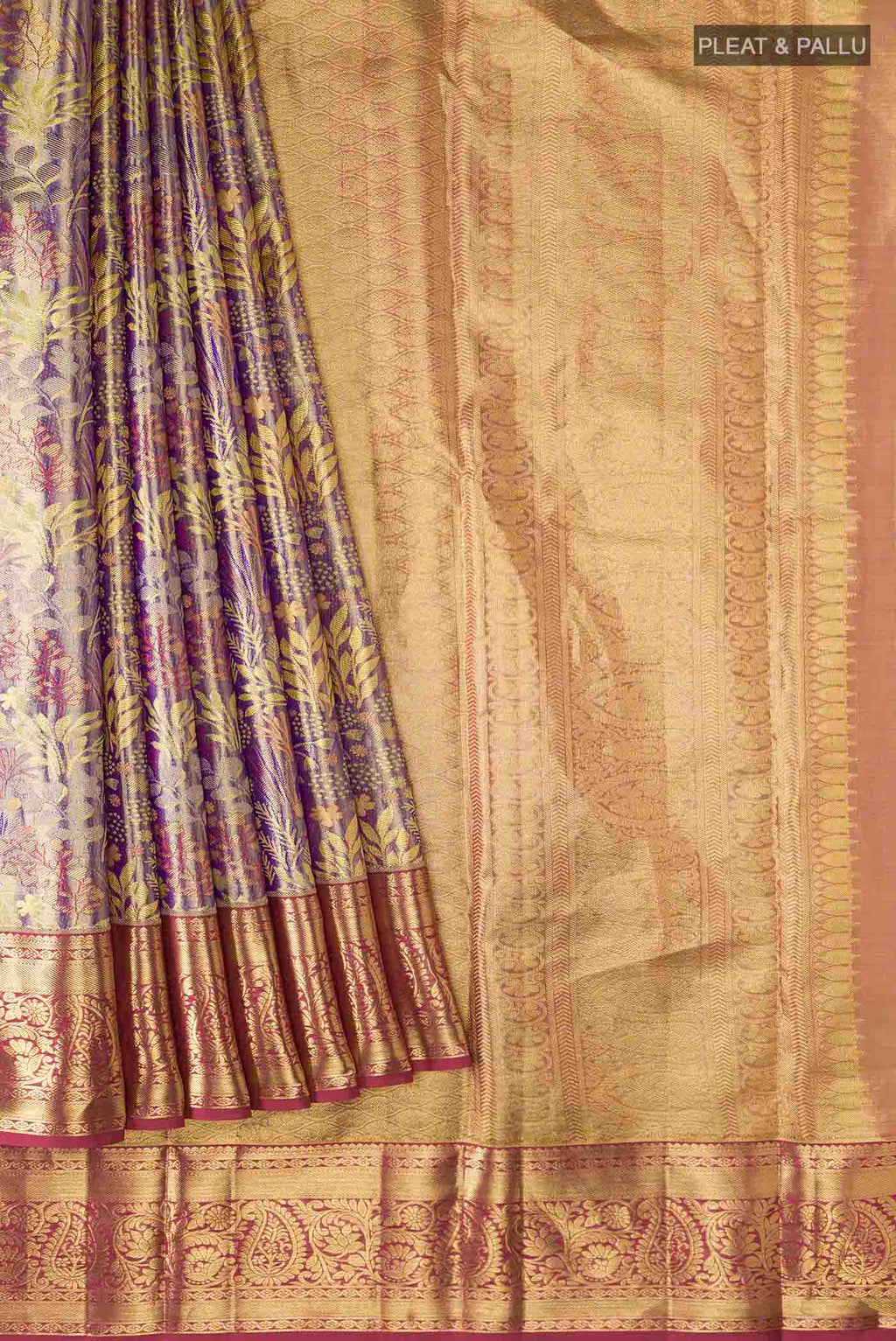 pleats pallu