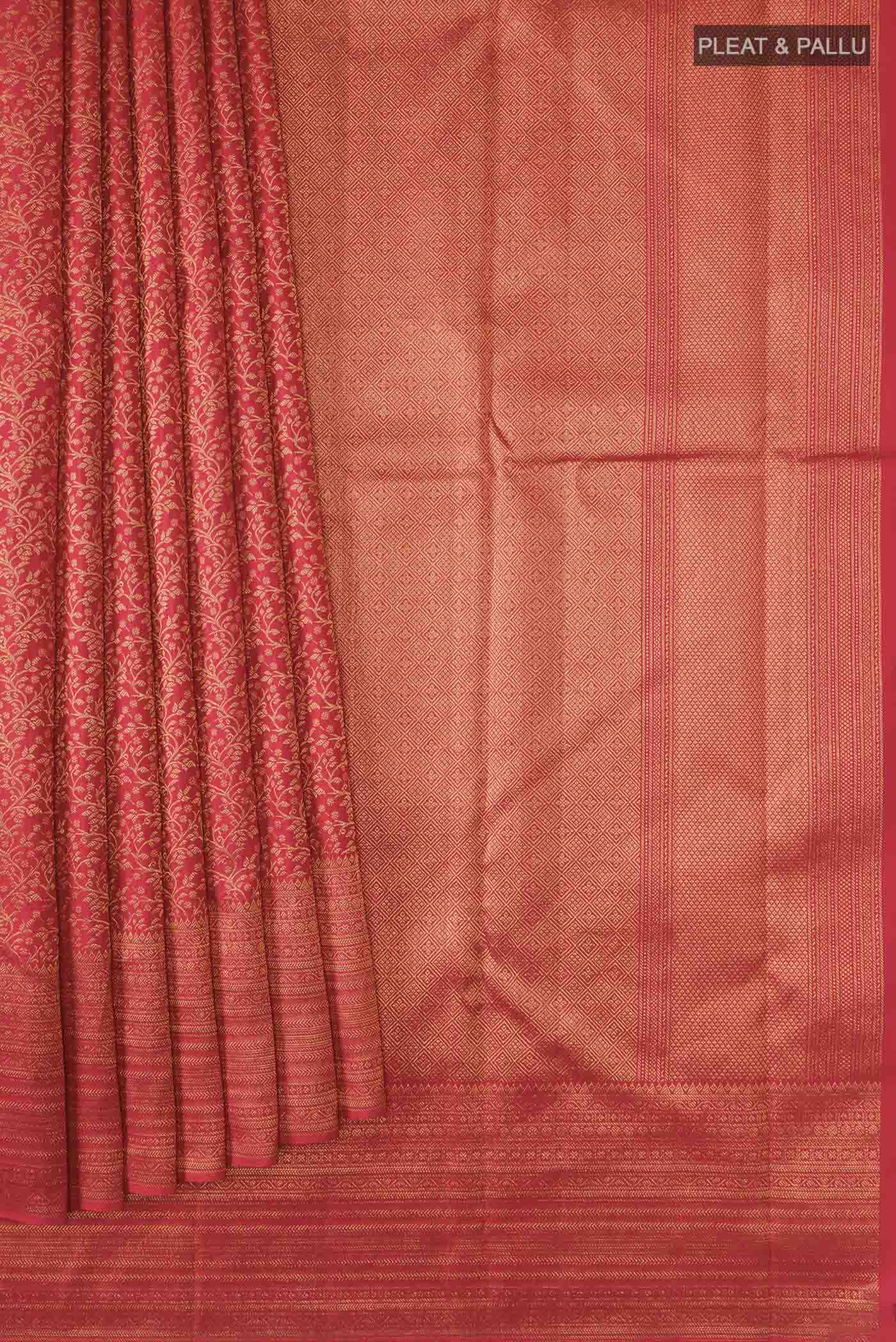 pleats pallu