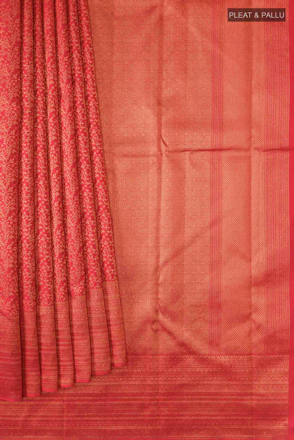 pleats pallu