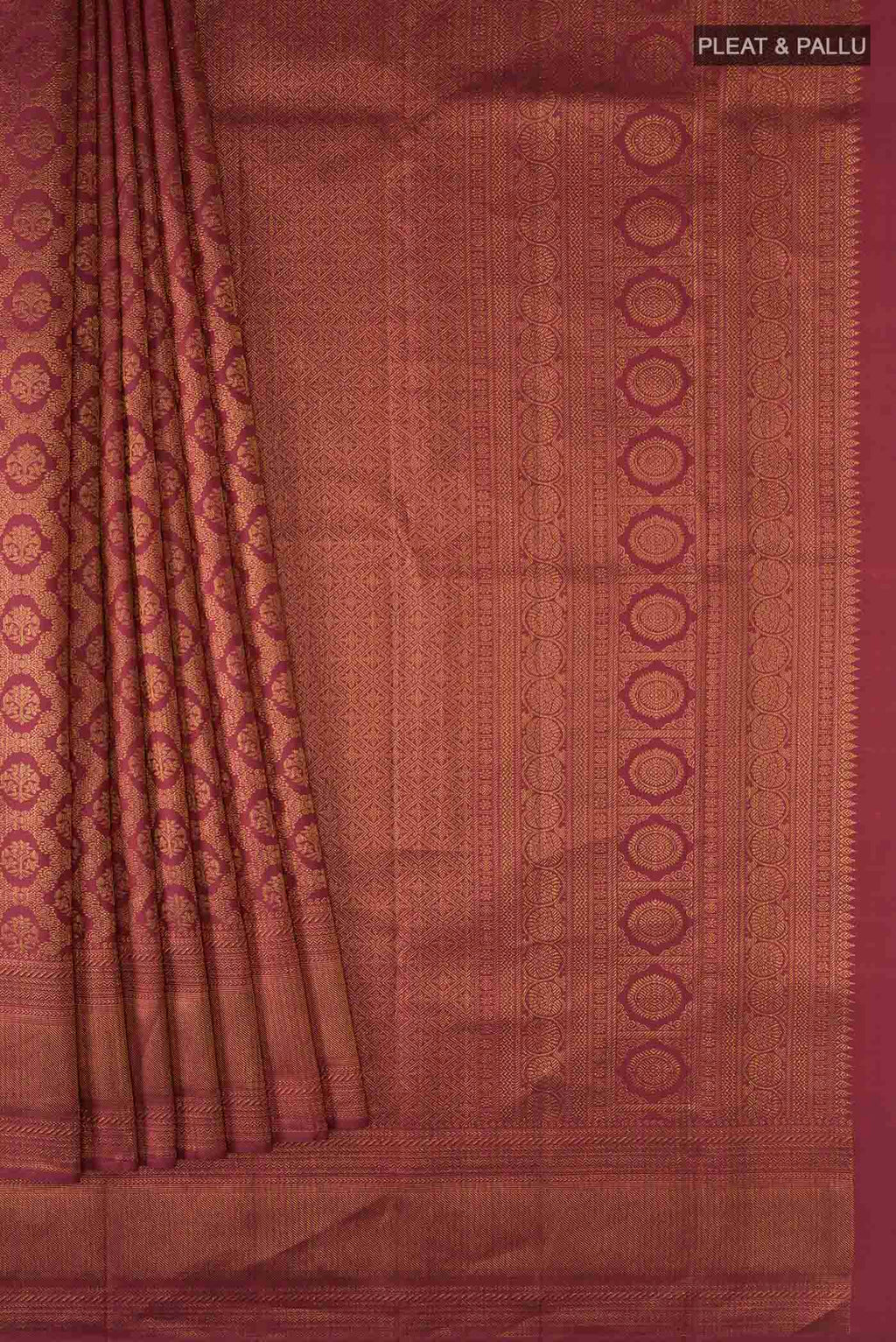 pleats pallu