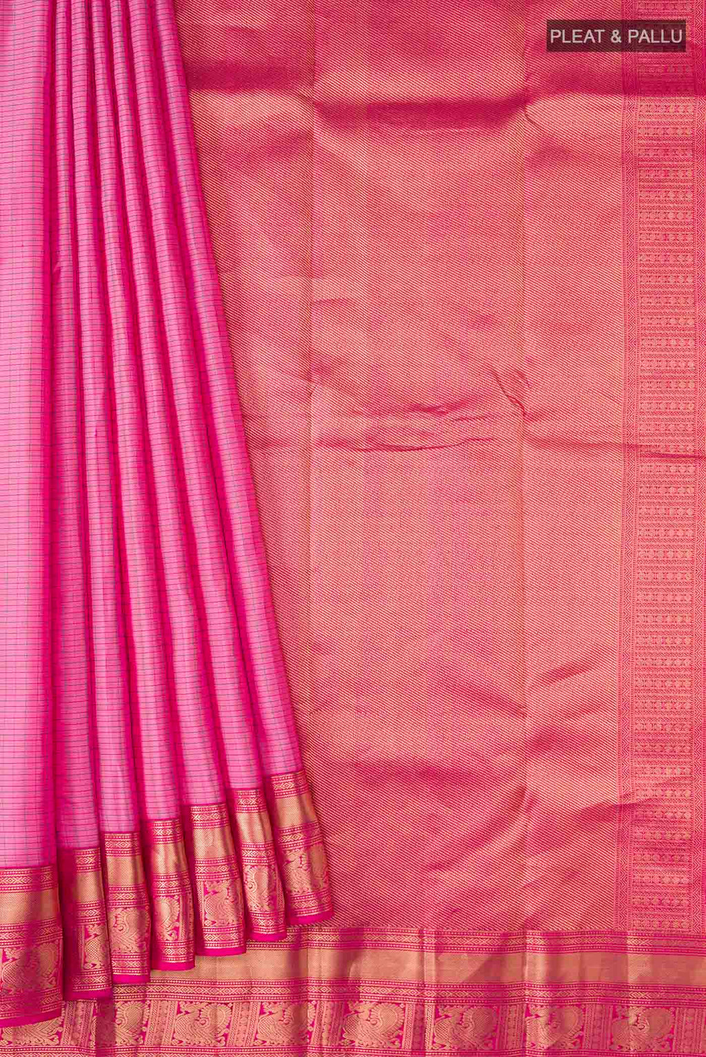 pleats pallu