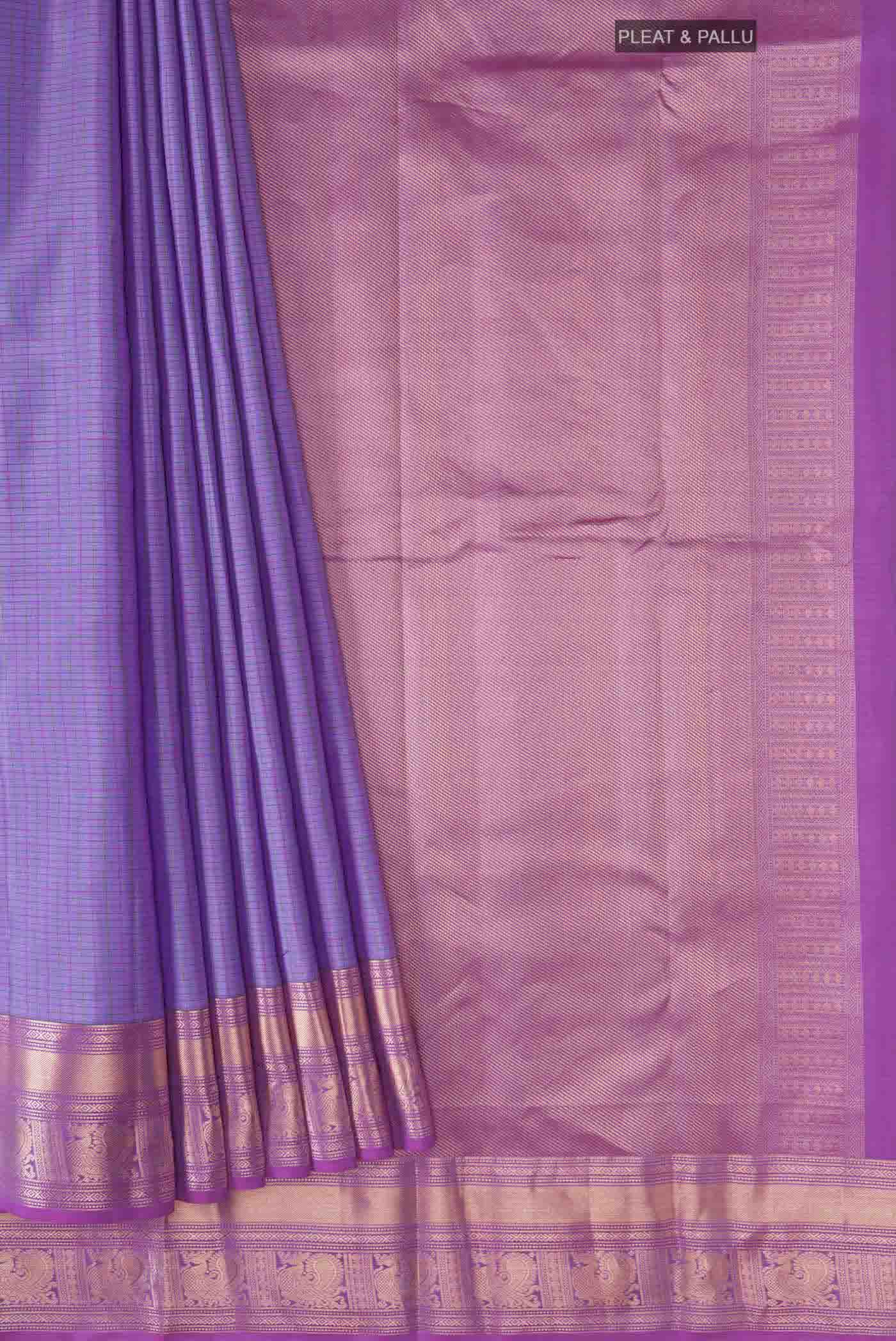 pleats pallu