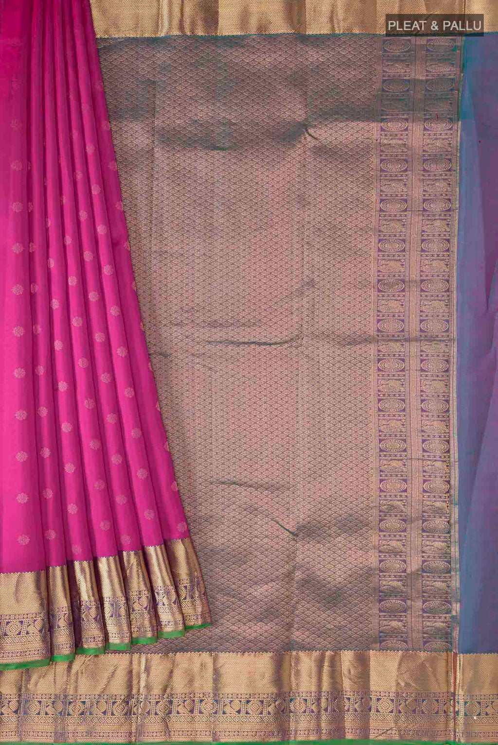 pleats pallu