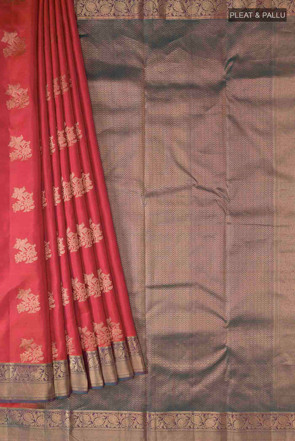 pleats pallu