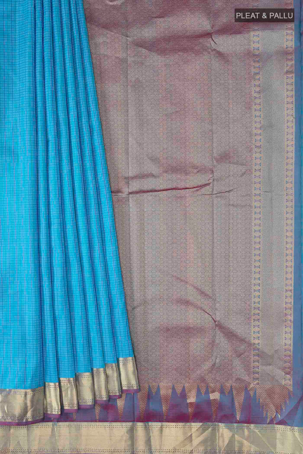 pleats pallu