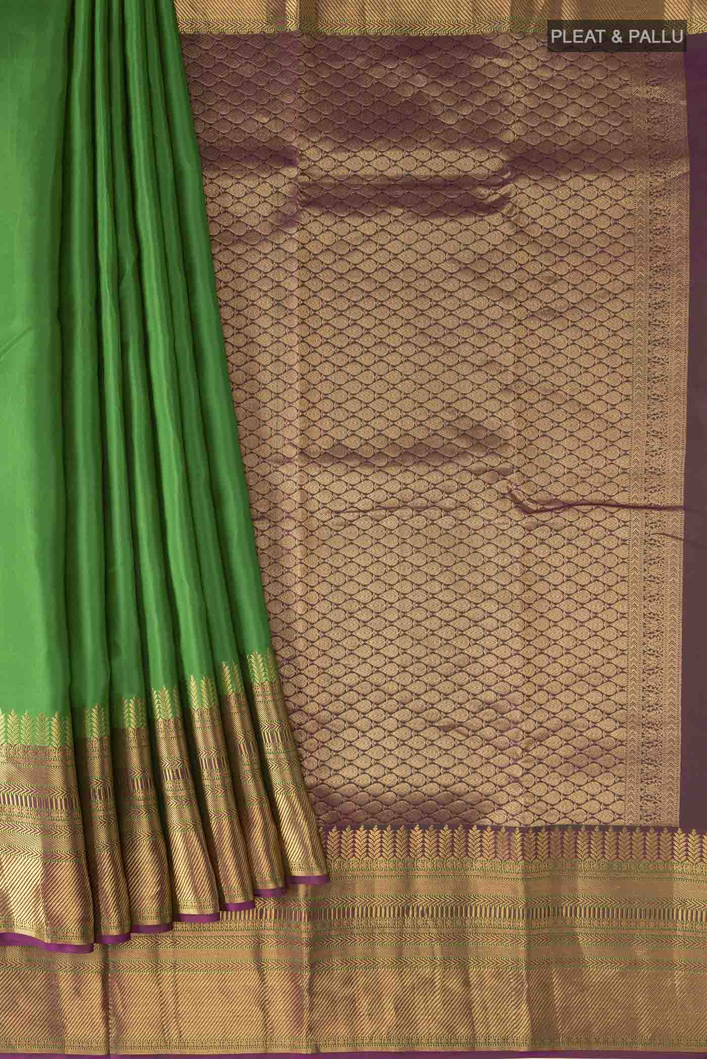 pleats pallu