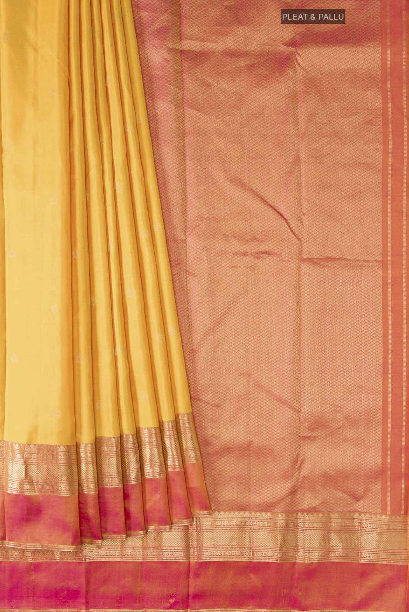 pleats pallu