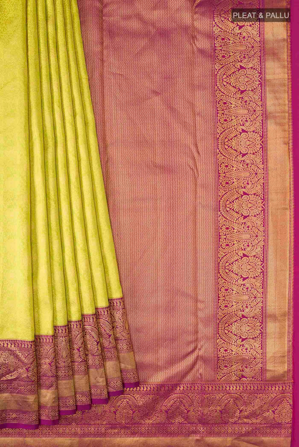pleats pallu