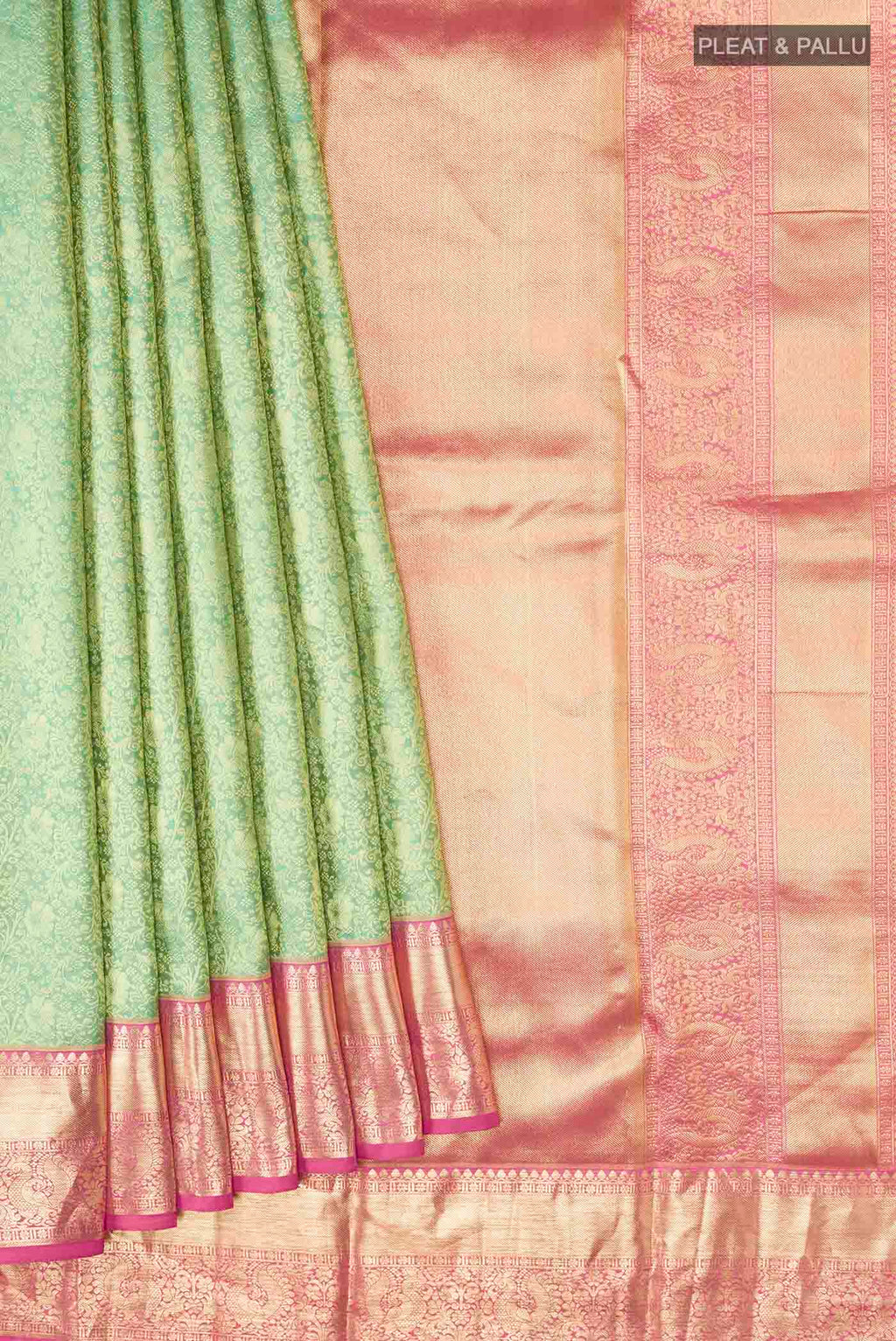 pleats pallu