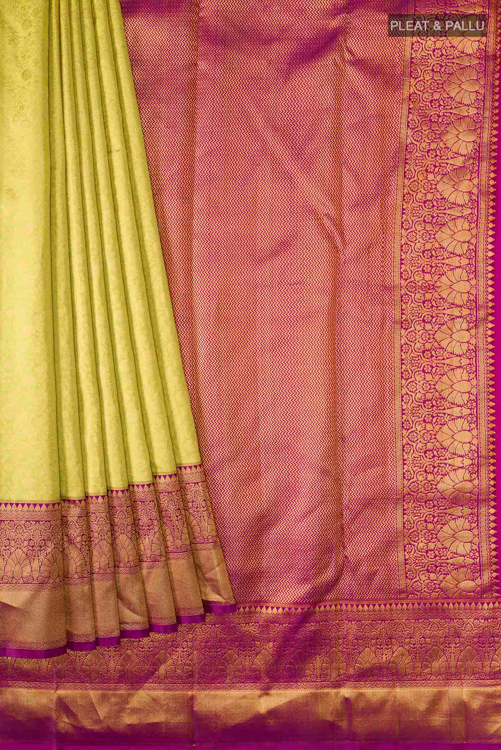 pleats pallu
