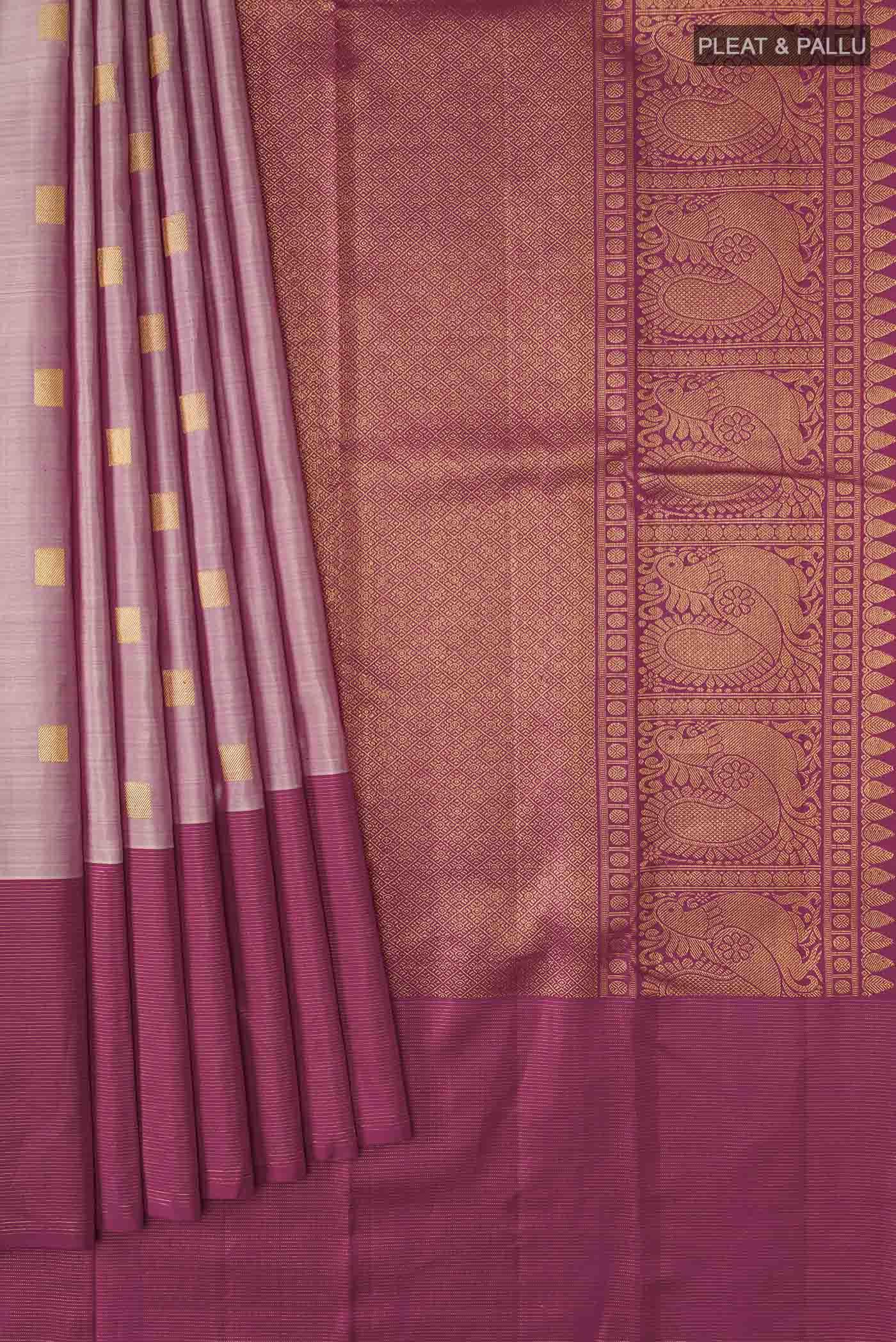 pleats pallu