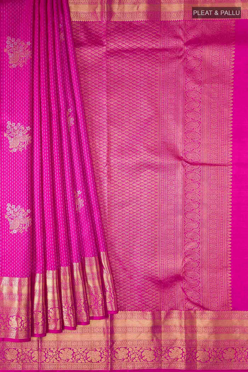 pleats pallu