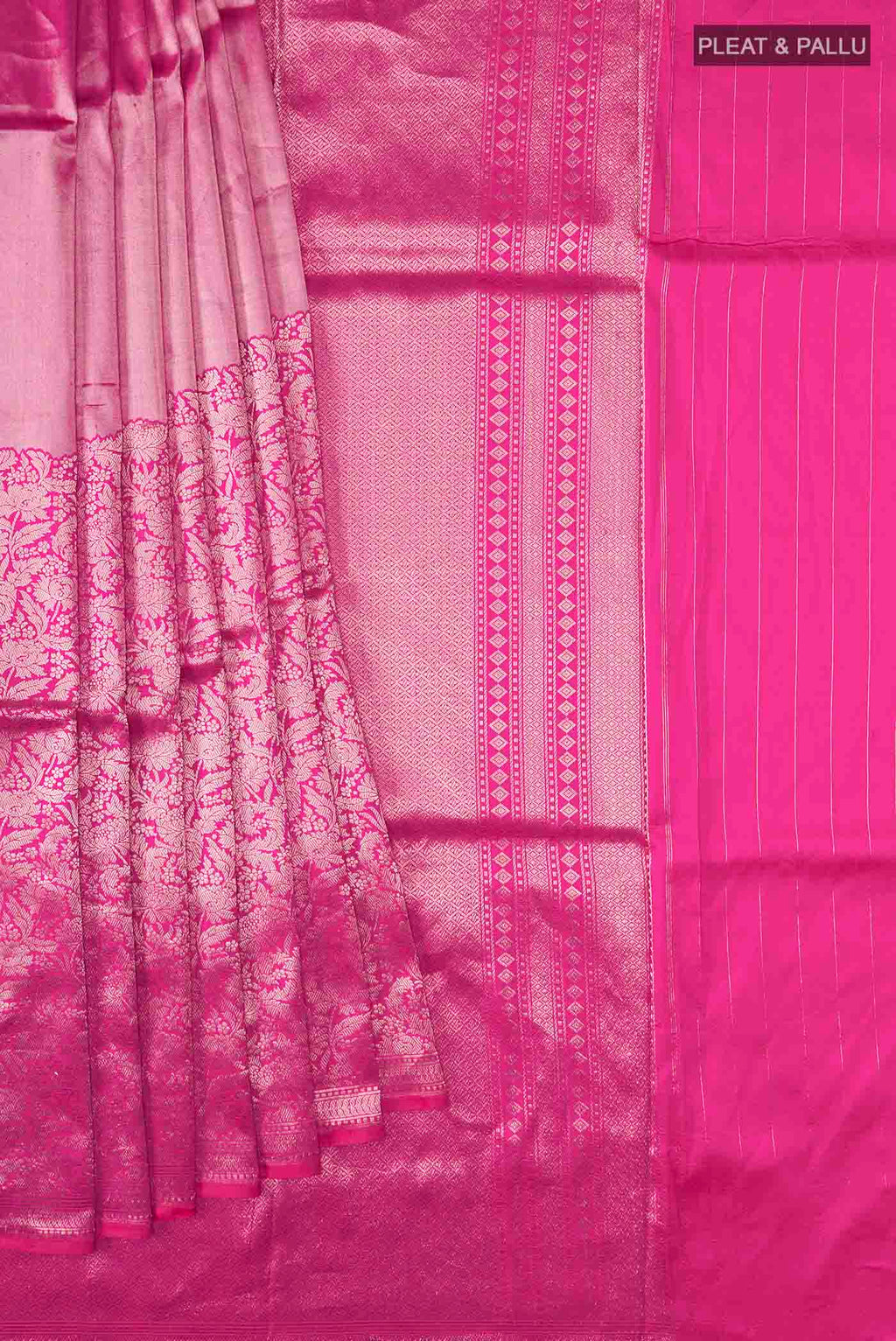 pleats pallu
