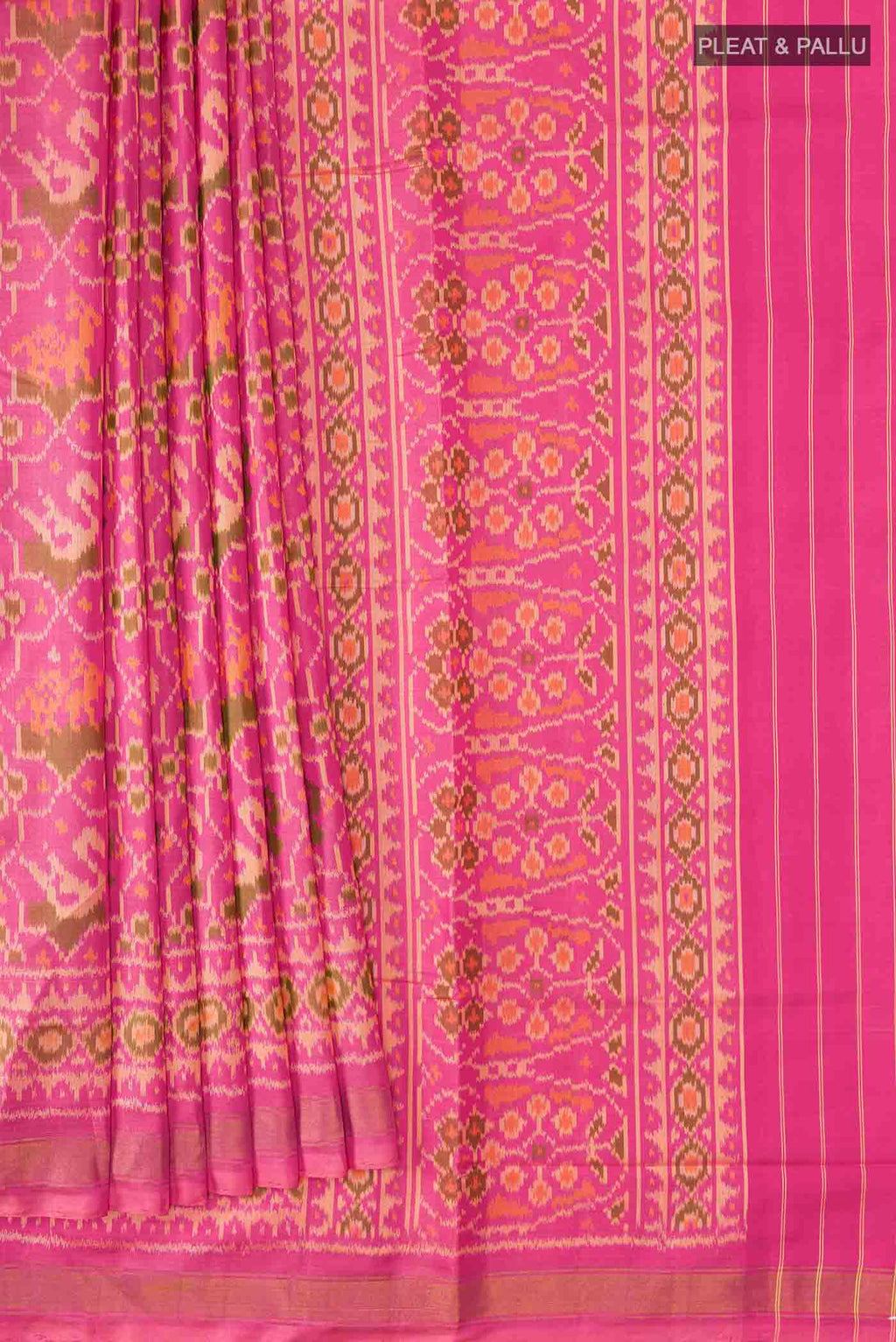 pleats pallu