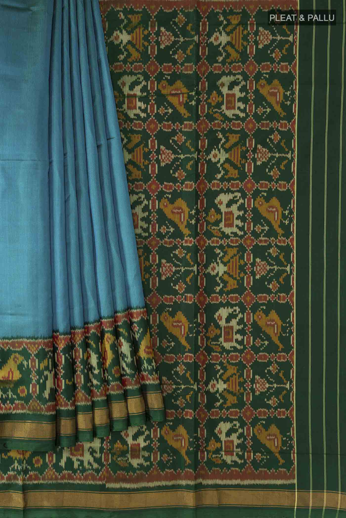 pleats pallu