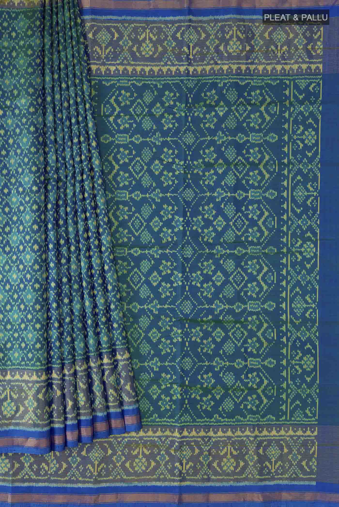 pleats pallu