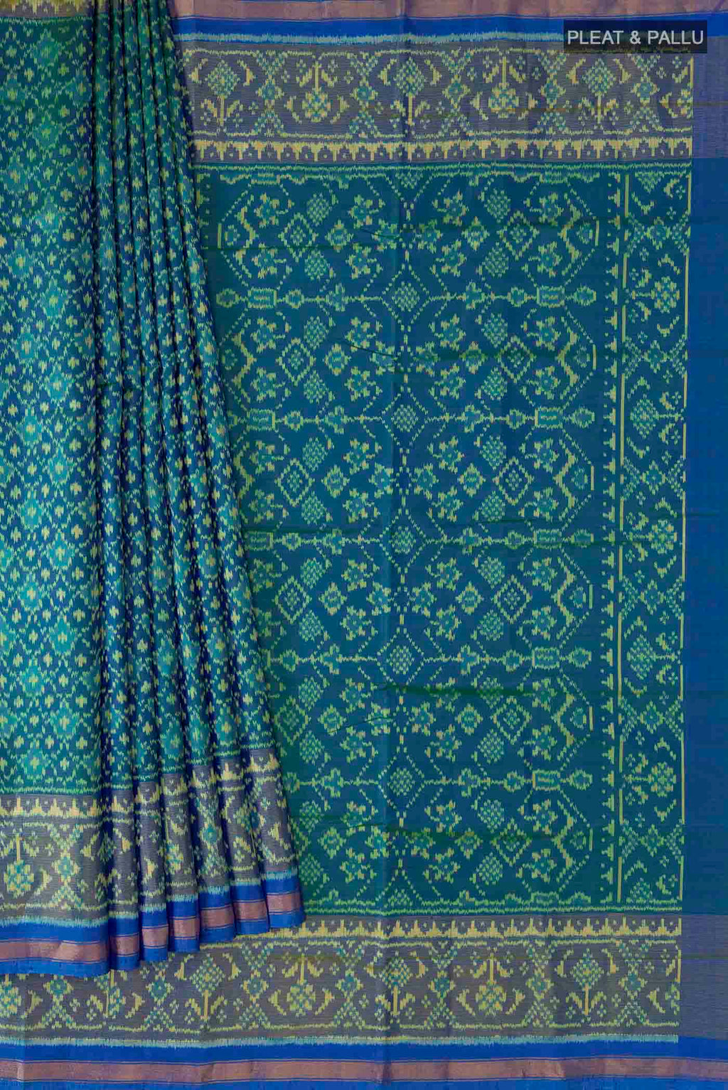 pleats pallu