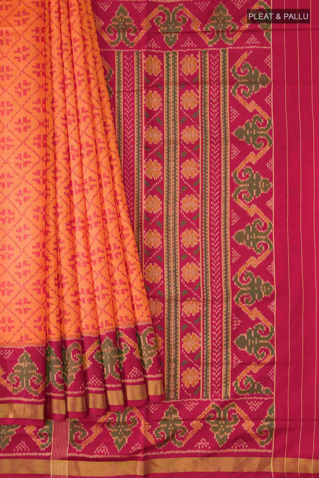 pleats pallu