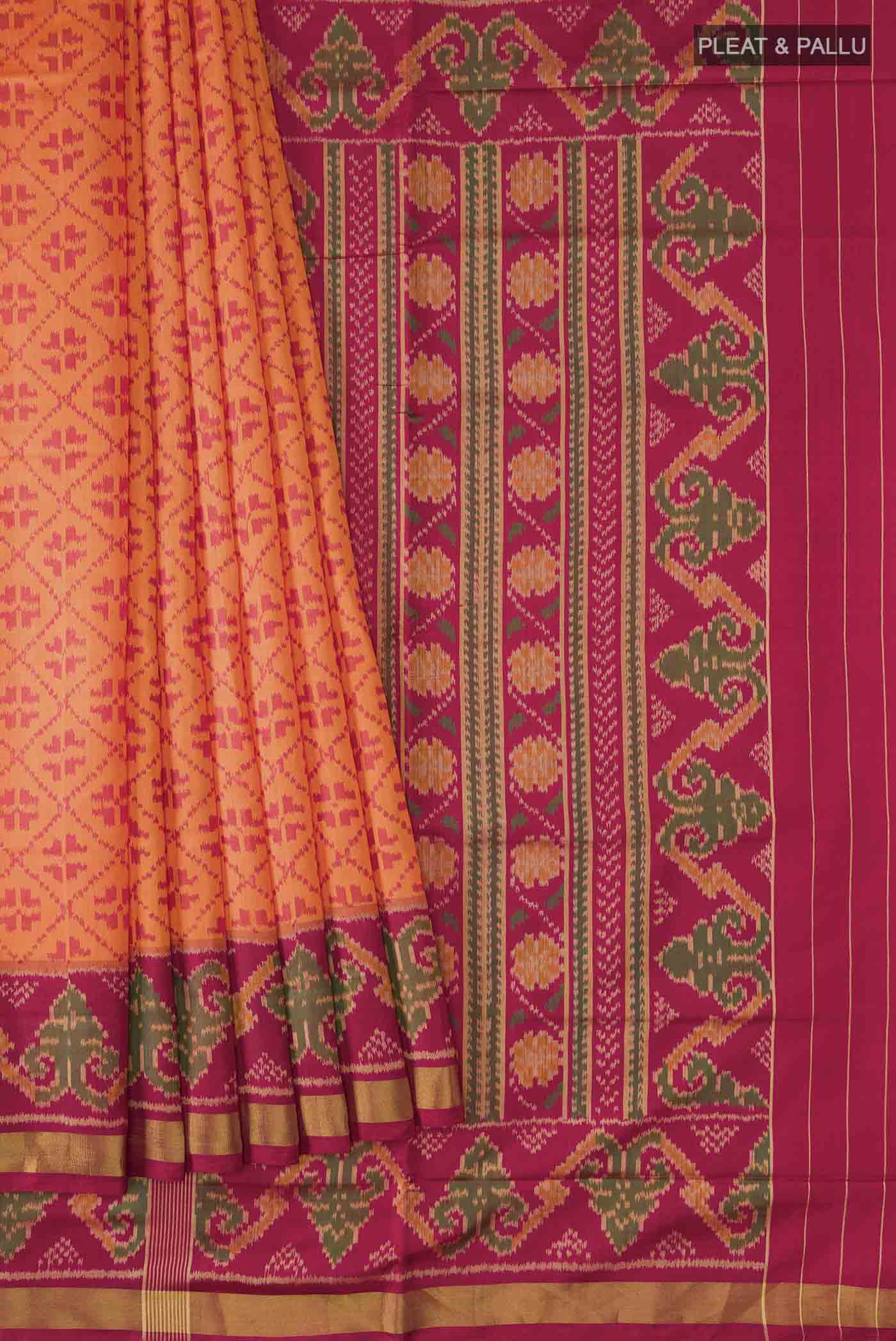 pleats pallu