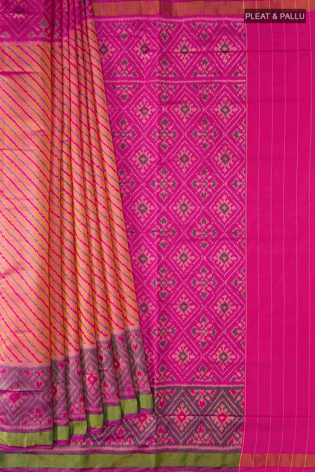 pleats pallu