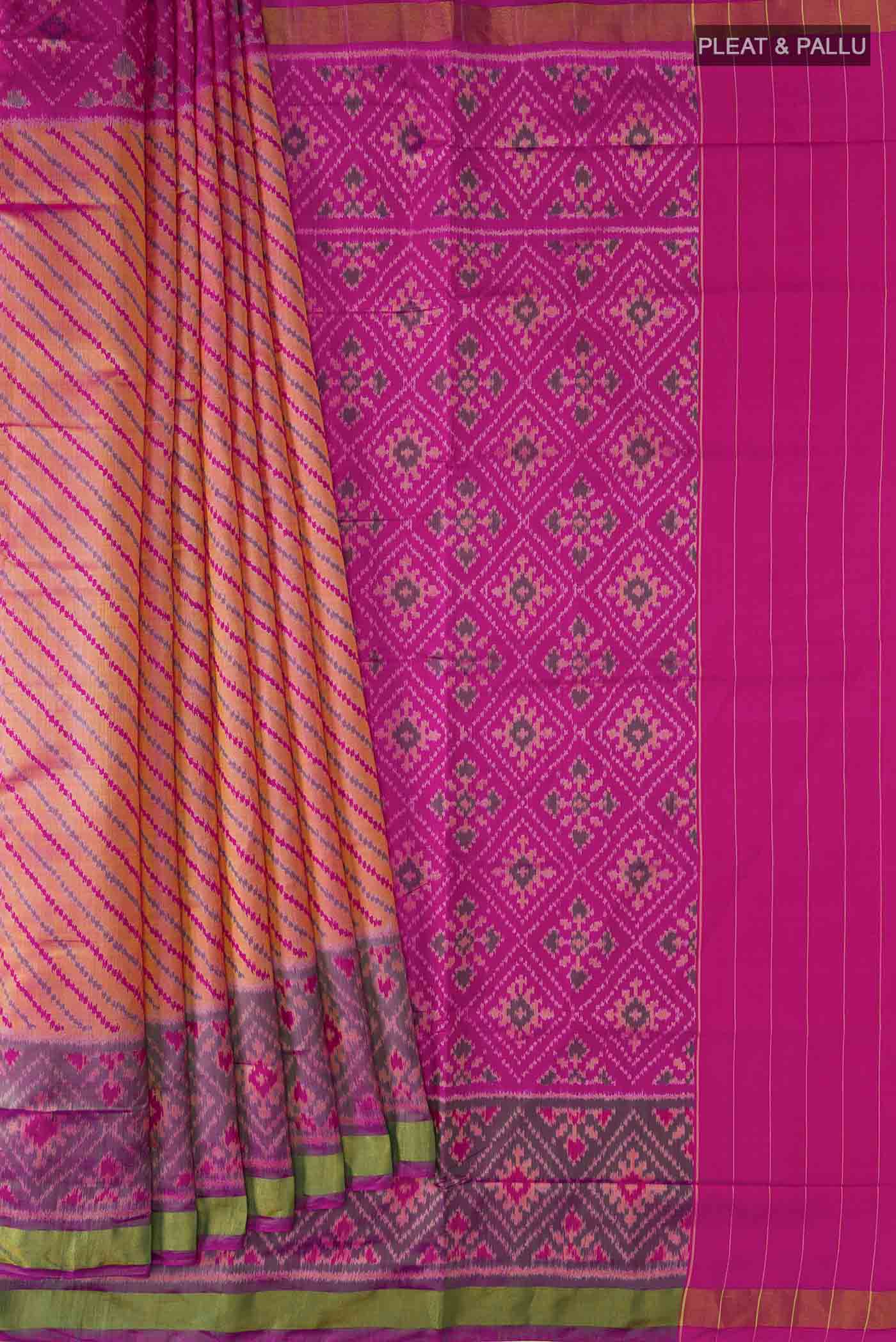 pleats pallu