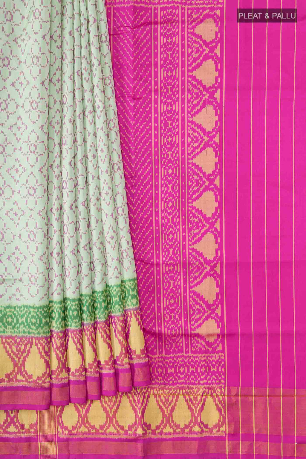 pleats pallu