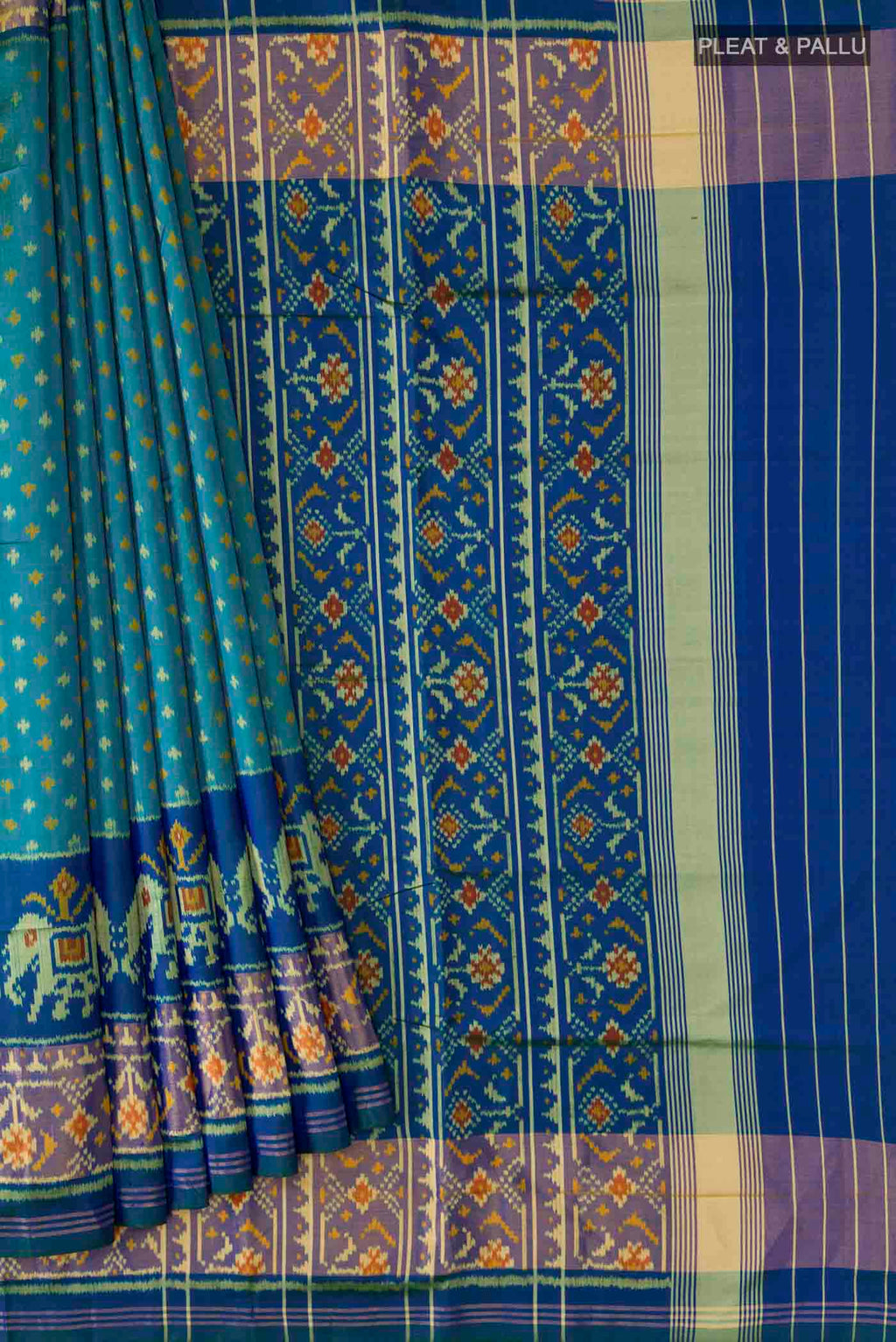 pleats pallu
