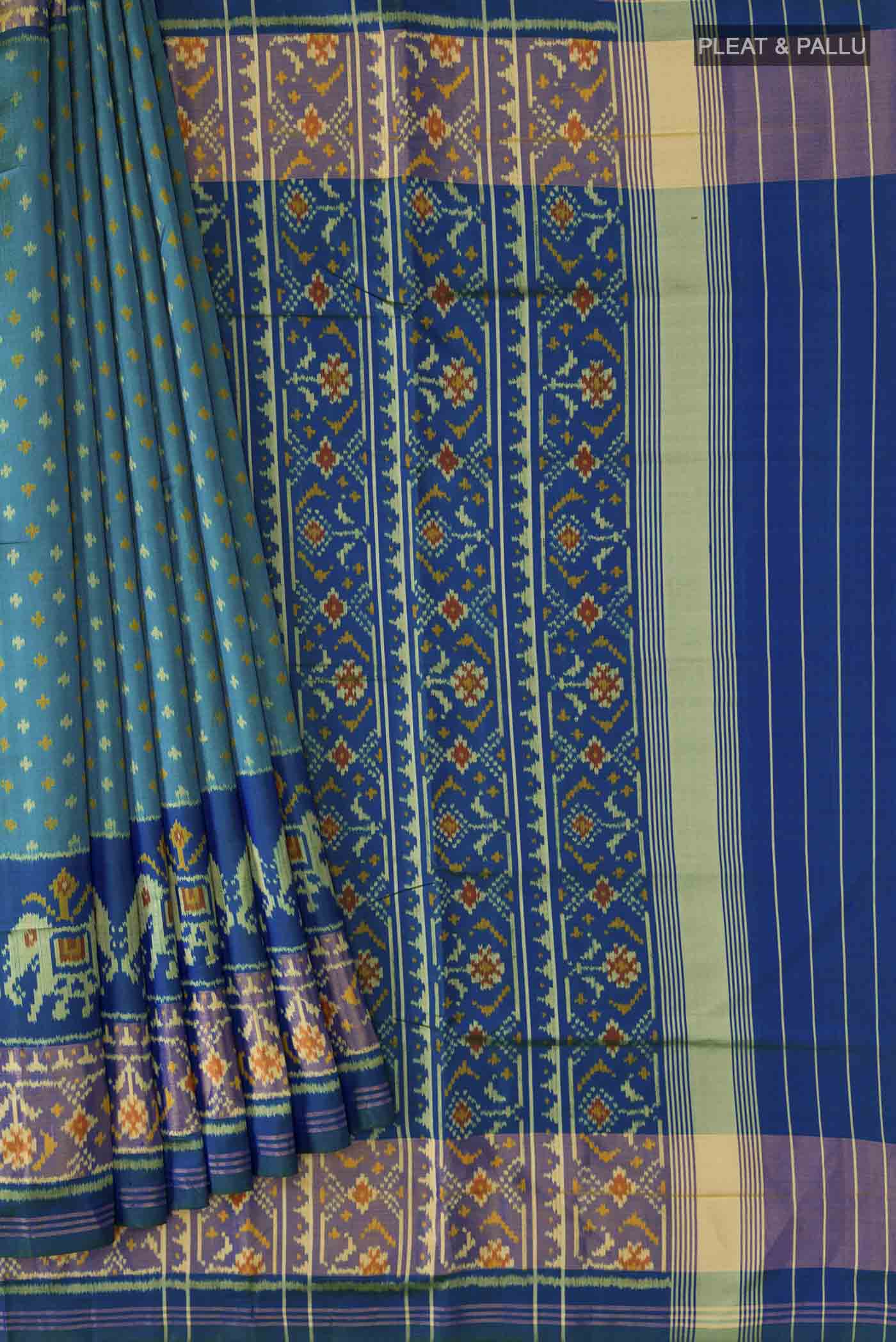 pleats pallu