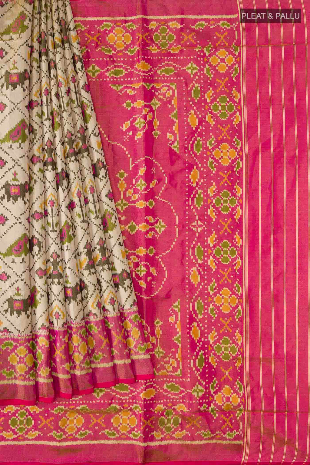 pleats pallu