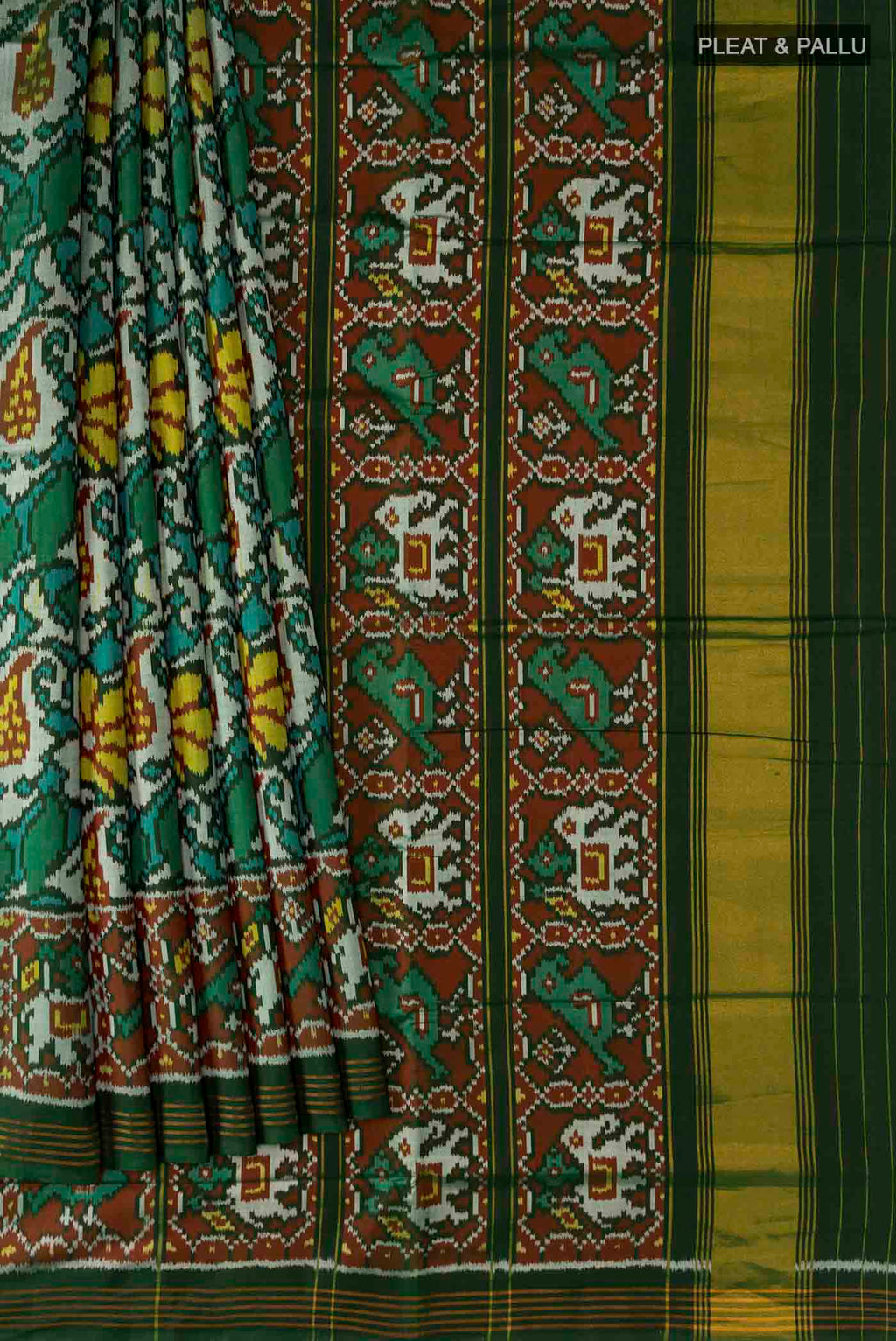pleats pallu