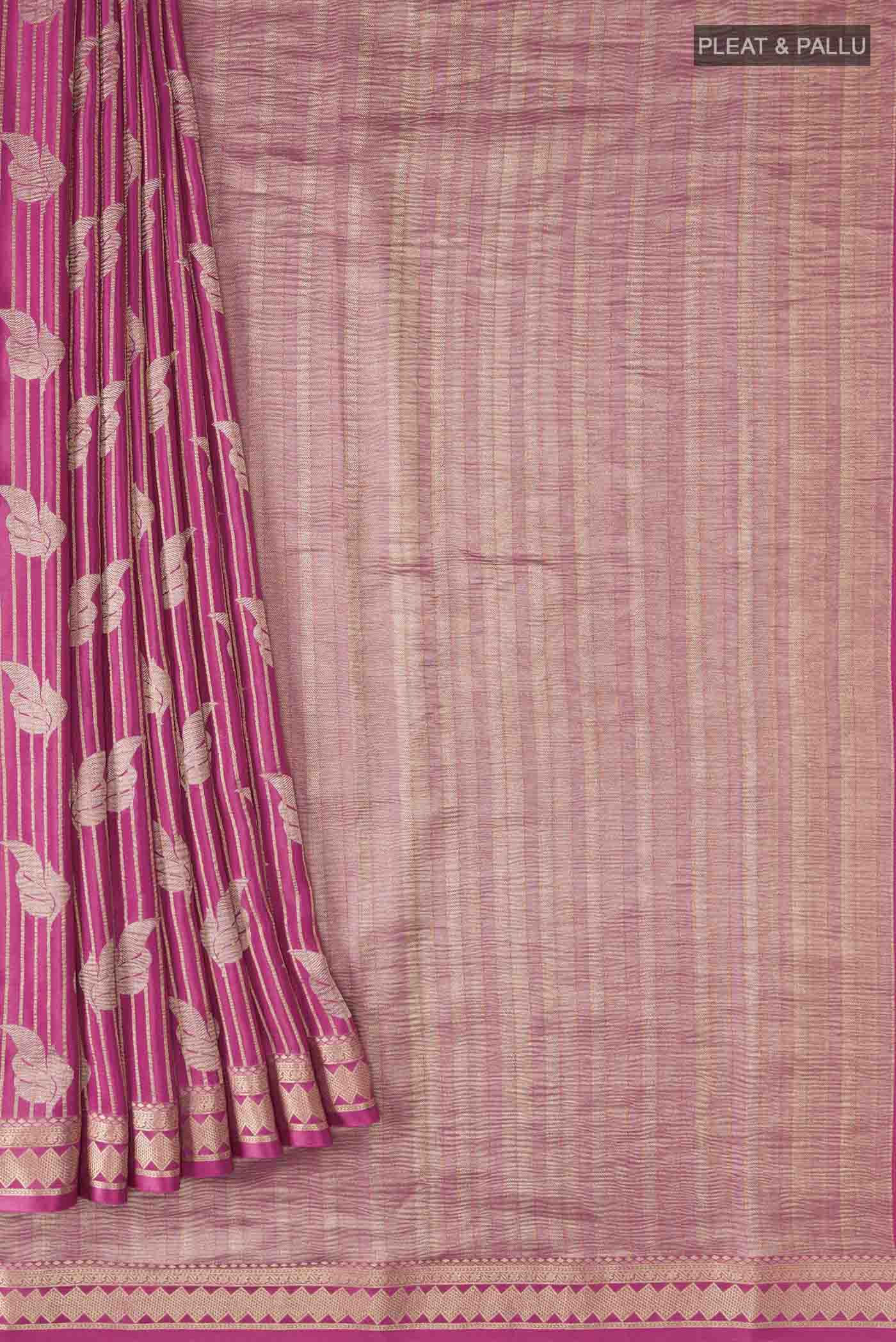 pleats pallu