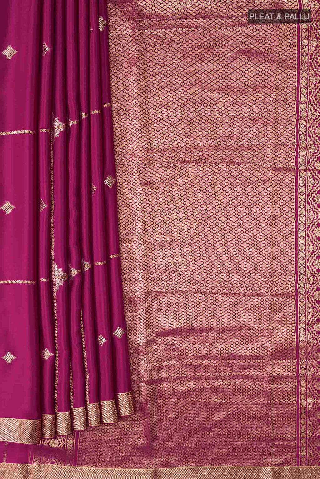 pleats pallu