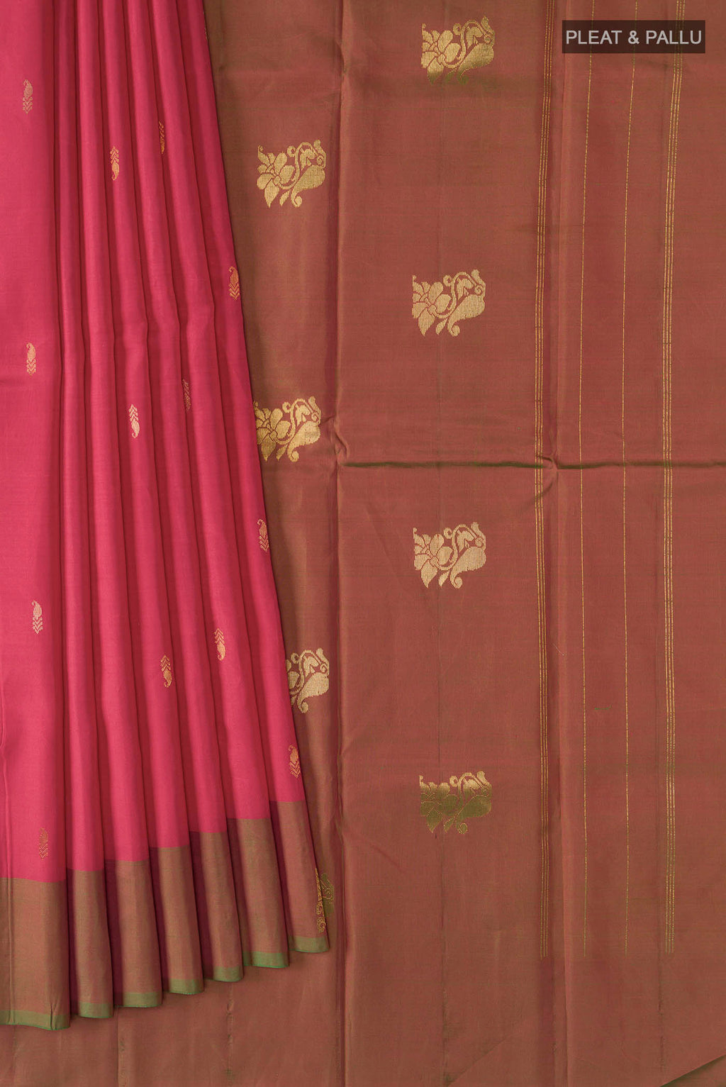 pleats pallu