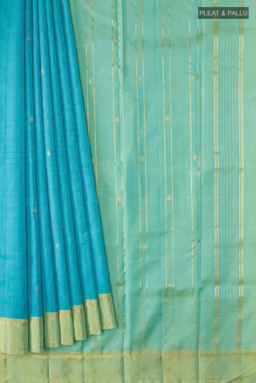 pleats pallu