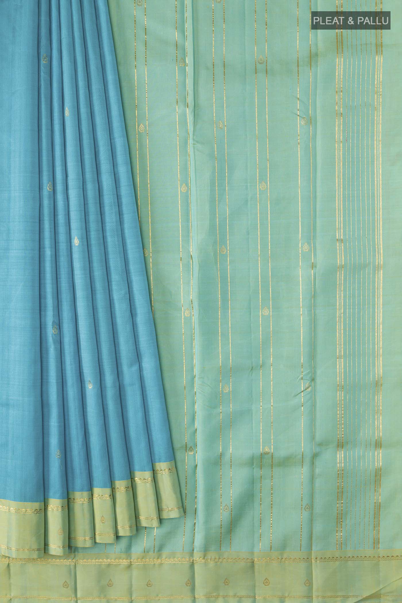 pleats pallu