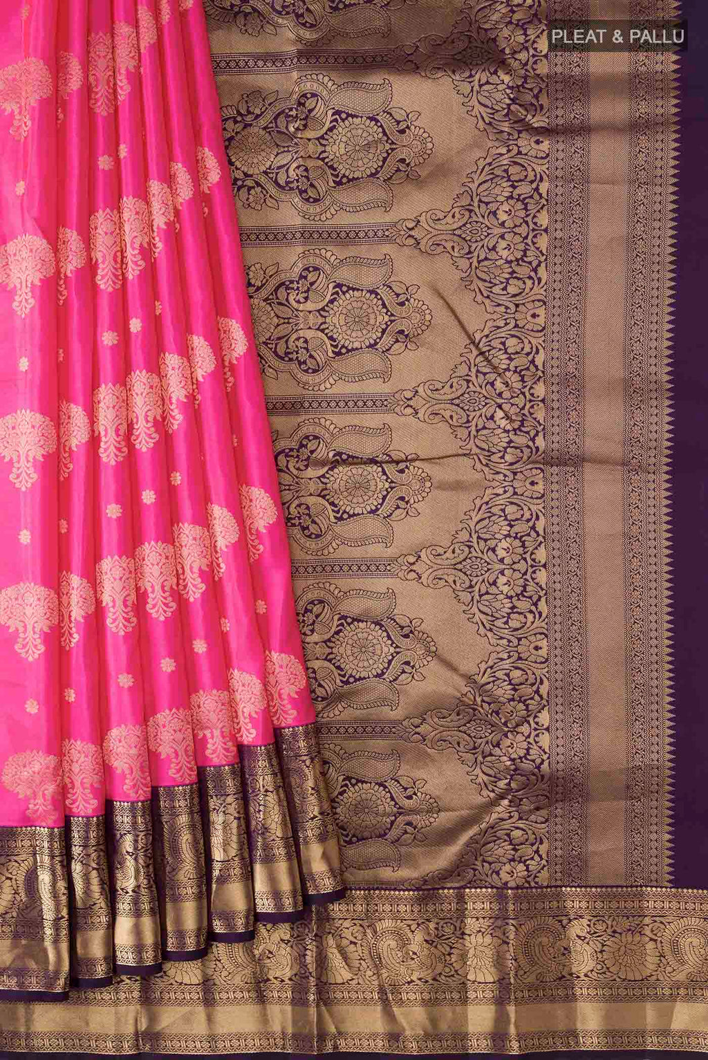 pleats pallu