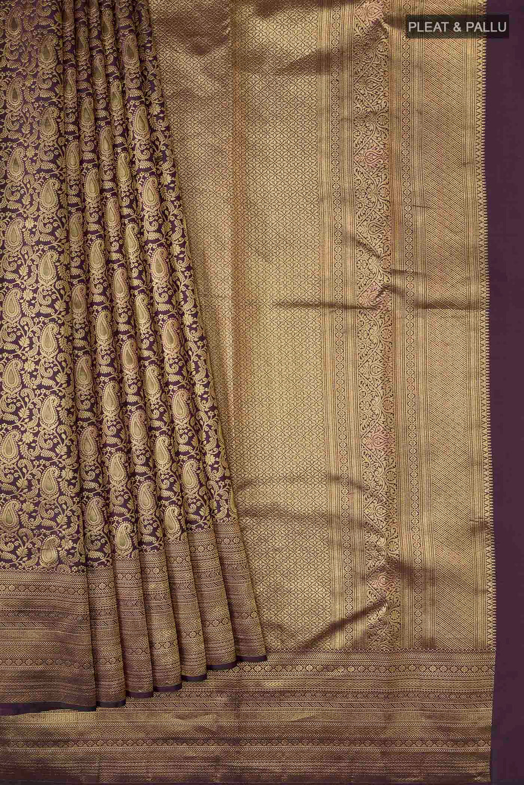 pleats pallu