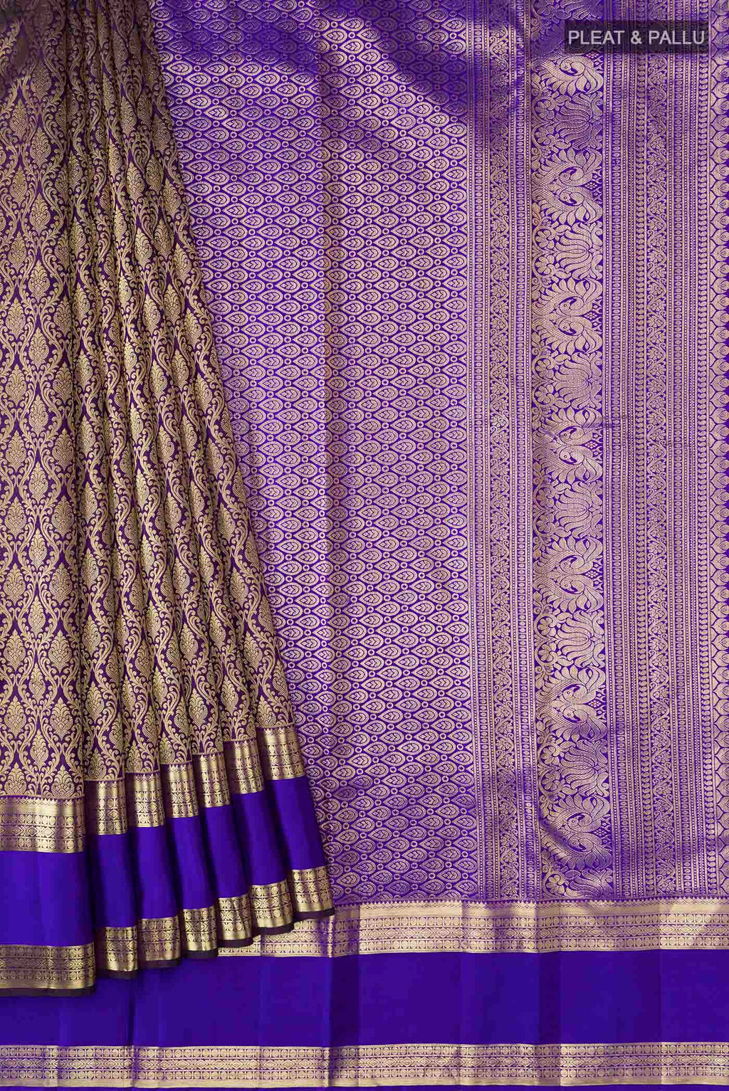 pleats pallu