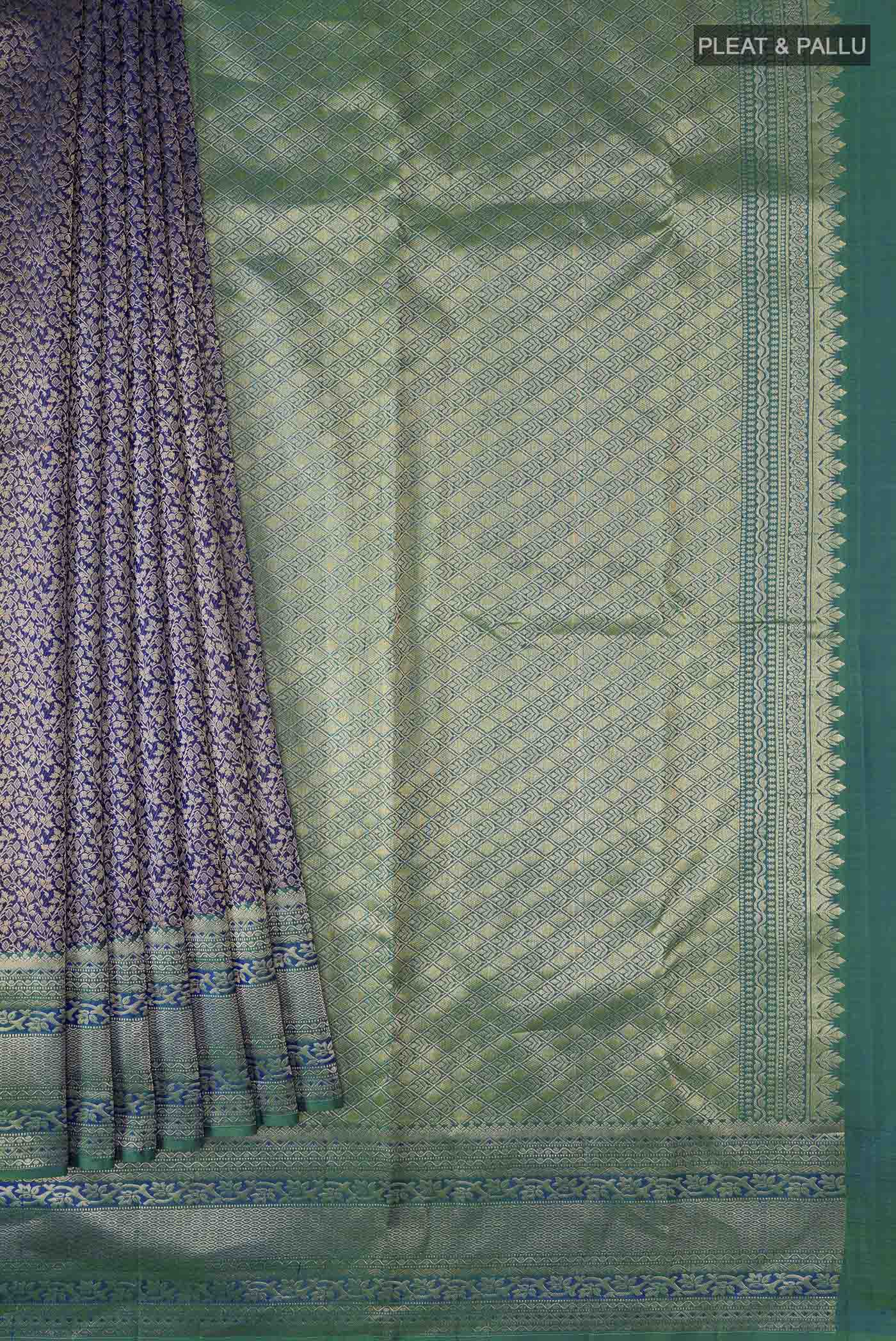 pleats pallu