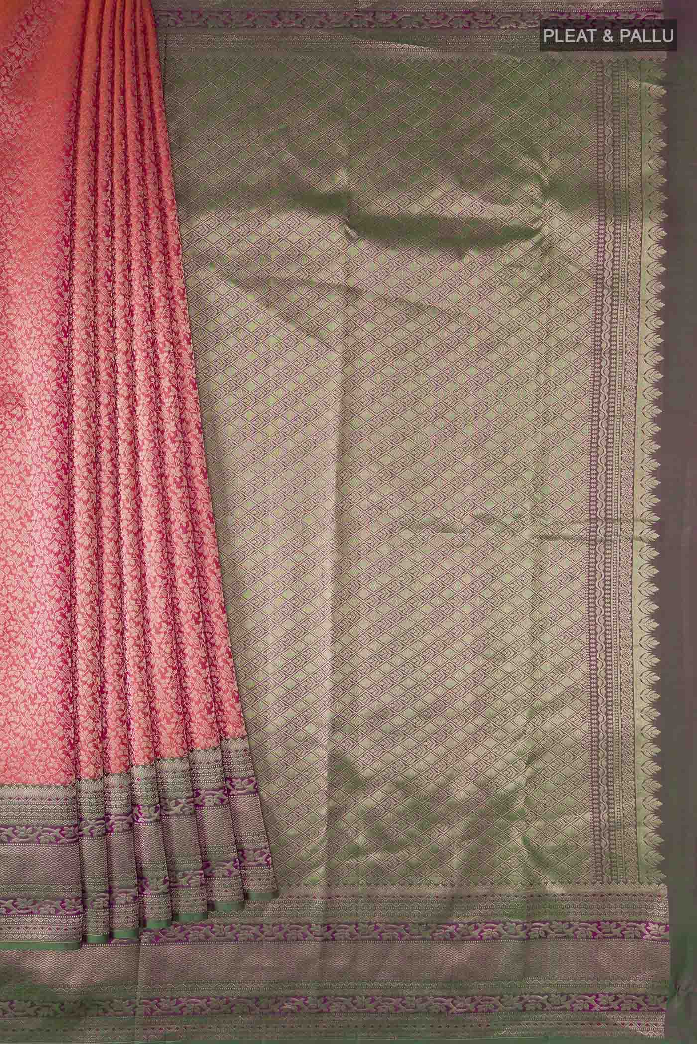 pleats pallu