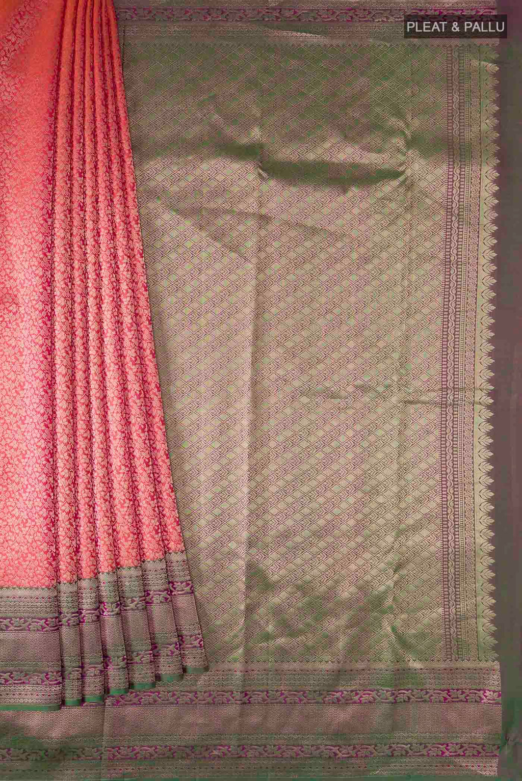 pleats pallu