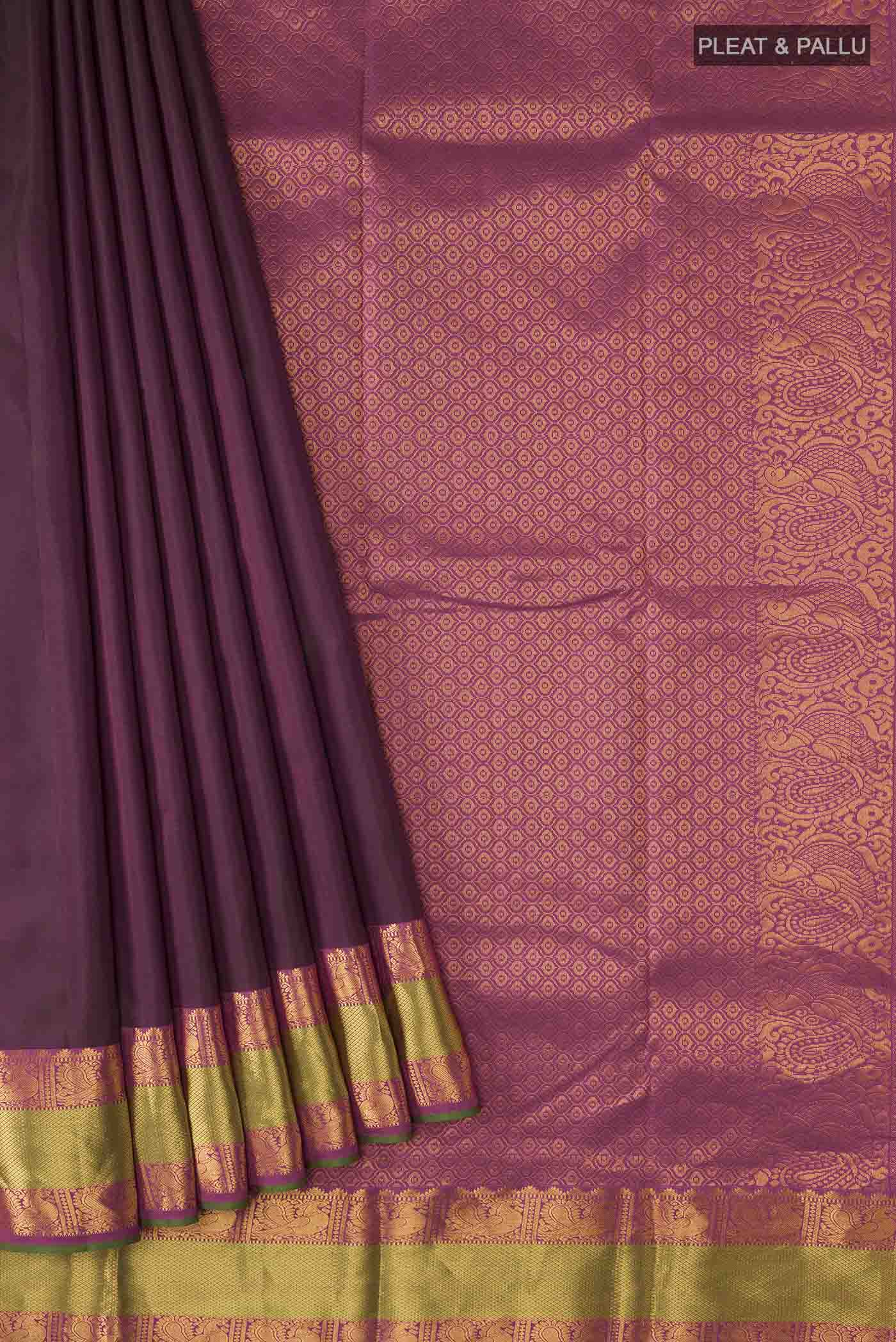 pleats pallu