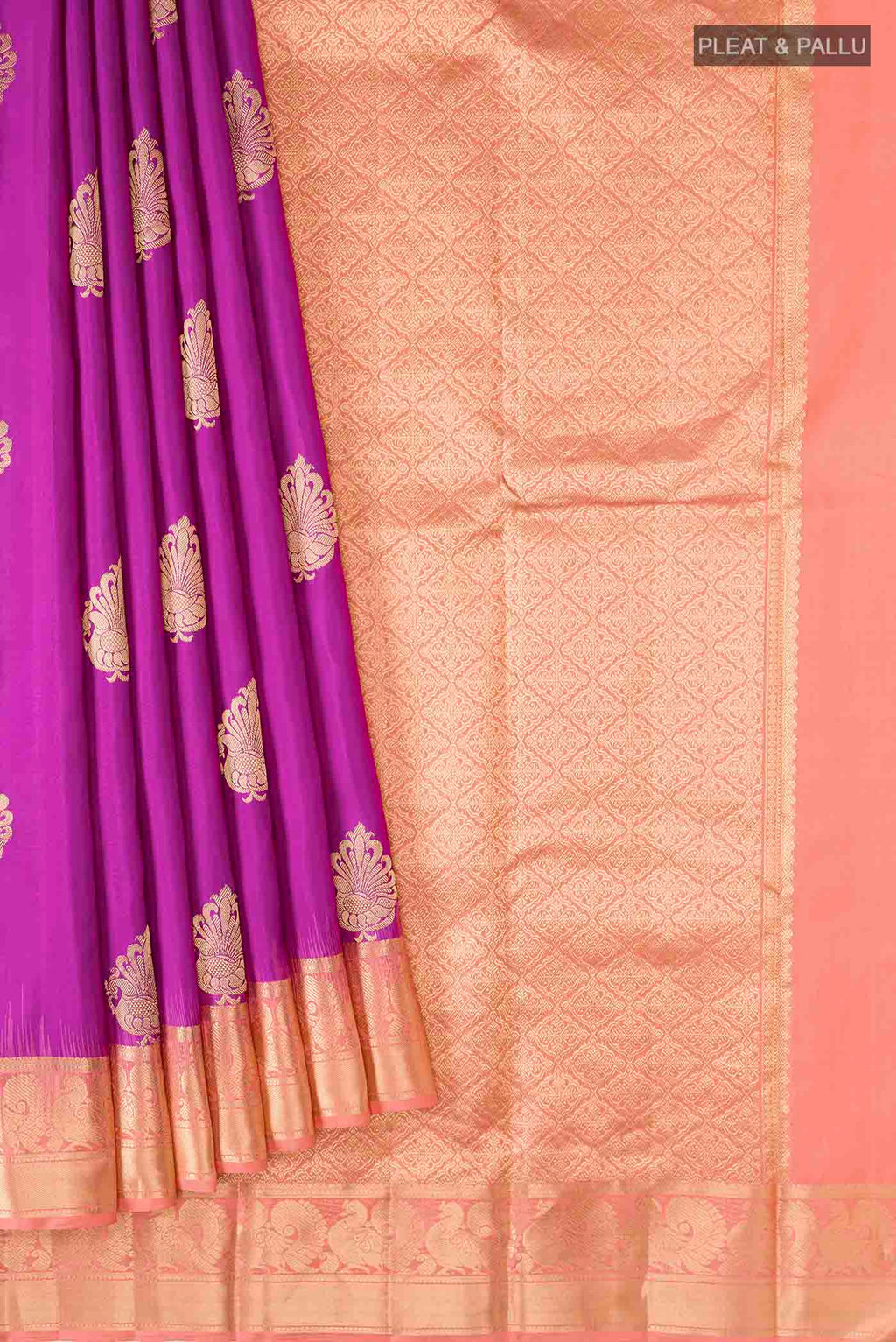 pleats pallu